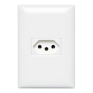 Tomada 2P+T PB 10A Branco Thesi Pial