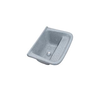 Tanque De Fibra T000CR 50cm x 40cm Mármore Cinza Real Decoralita
