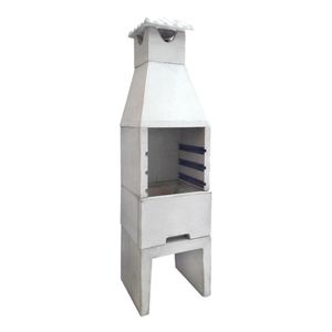 Churrasqueira de Concreto Refratário Pequena Esmeralda 55cm Fortal