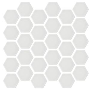 Revestimento de Fachada Brilhante Borda Arredondada 5X5cm Modelo Sixties White Decortiles