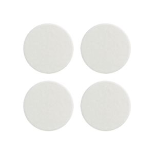 Protetor Adesivo de Feltro Redondo 40mm 4 Unidades Branco Bemfixa