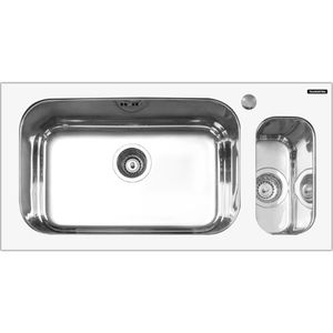 Cuba De Sobrepor 86X44 Com Válvula Aço Inox Alto Brilho Vitra Tramontina