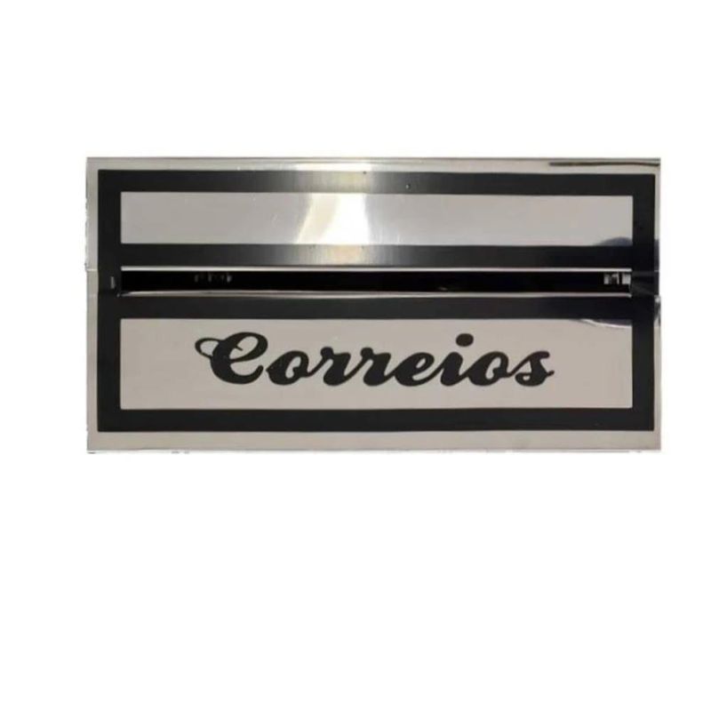 Porta-Cartas-de-Inox-Comum-Preto-Telha-Luz
