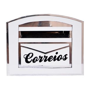 Carteiro Pequeno ACM Branco Telha Luz