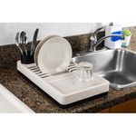 Escorredor-De-Loucas-Coza-Flat-42X2cm-Marrom-e-Cinza-Claro