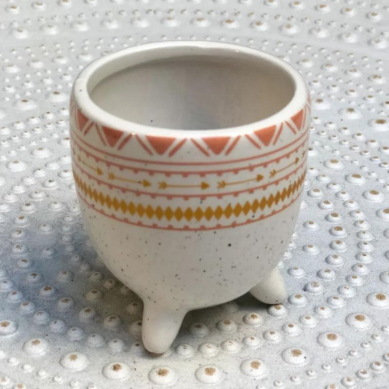 Vaso-Cachepot-Ceramica-Ethinics-Lines-Branco-Urban