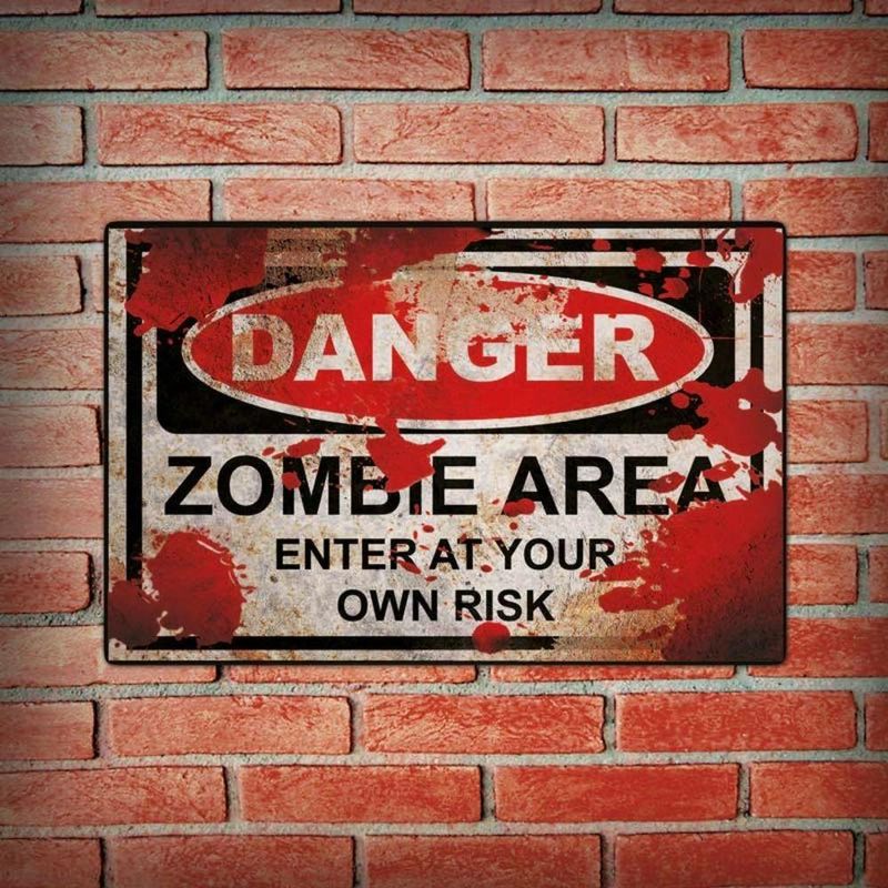 Placa-Decorativa-Zombie-Zone-20x30-cm---Cia-Laser