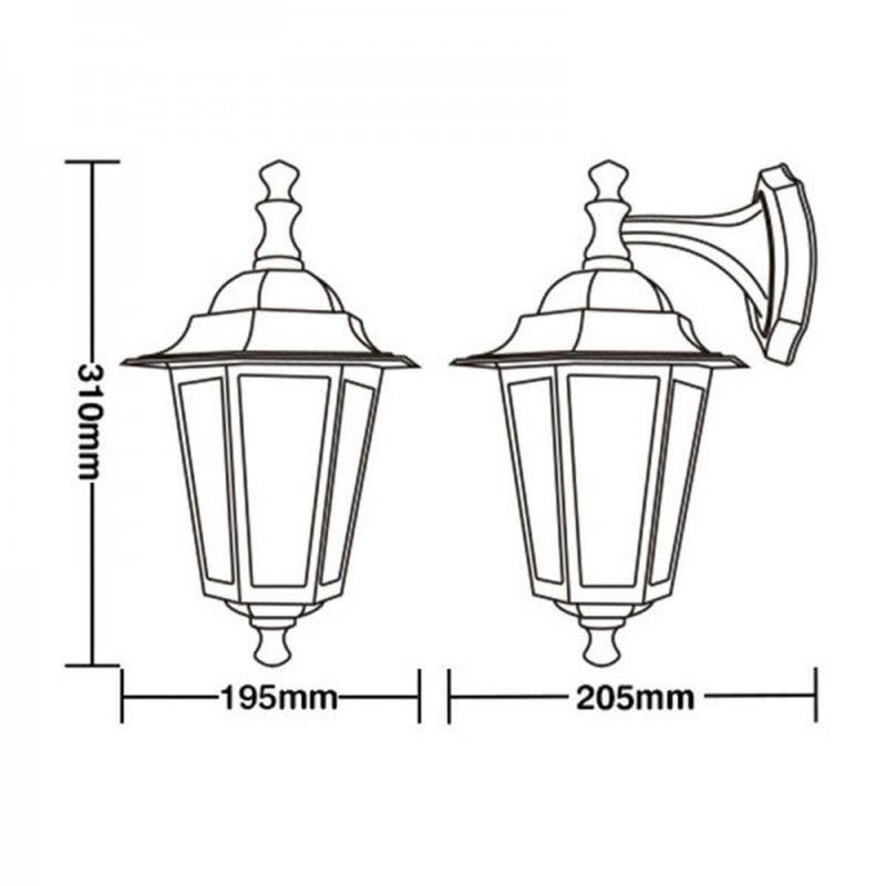 Arandela-Externa-Interna-de-Aluminio-E27-Preto-Taschibra