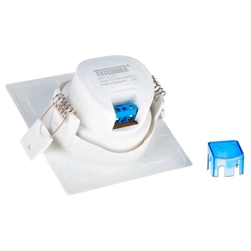 Spot-de-Led-Taschibra-Alltop-Par-20-Quadrado-7W-Bivolt-3000K---Luz-Amarela