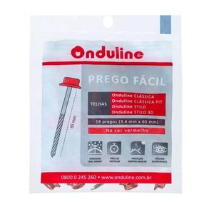 Prego Fácil para Madeira Verde 18 Unidades Onduline