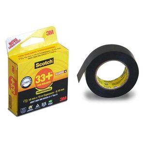 Fita Isolante para Cabos 19mm x 10 Metros Scotch 3M