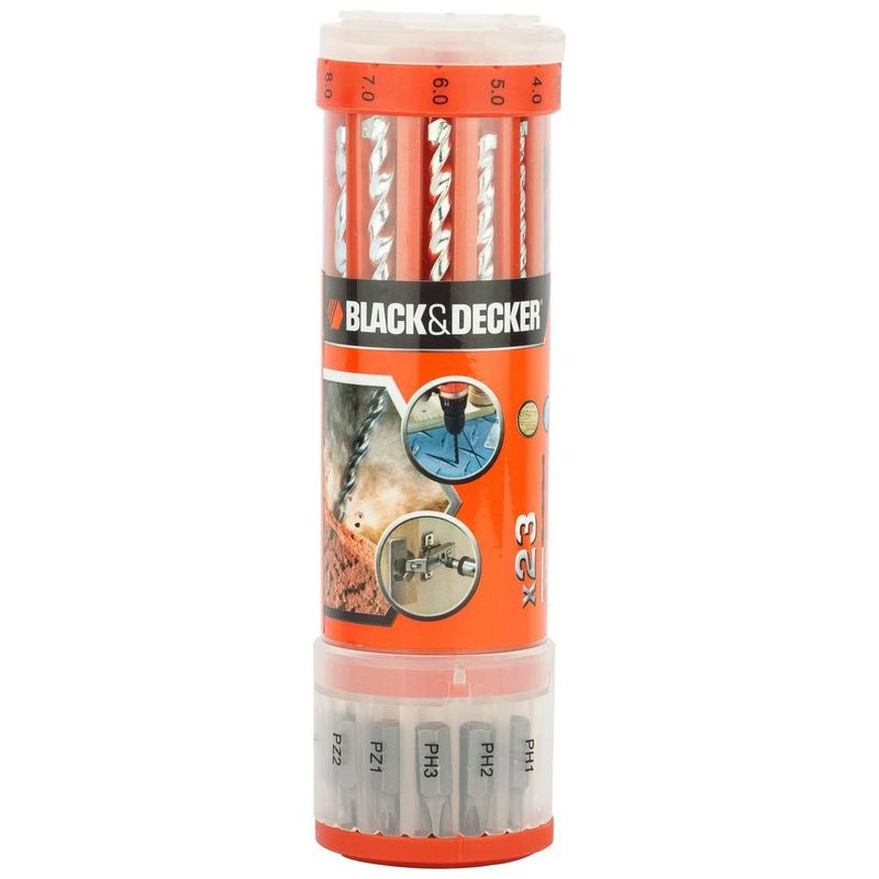 Kit-de-Brocas-para-Concreto-23-Pecas-Black---Decker