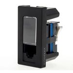 Modulo-Para-Tomada-RJ45-CAT6-Preto-Plus-Pial