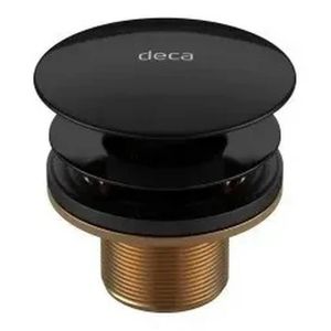 Válvula de Escoamento 1601 Luxo para Lavatório/Cuba/Bidê Black Noir Deca