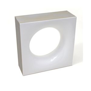 Cobogó 20x20cm Sphera Branco Elemento V