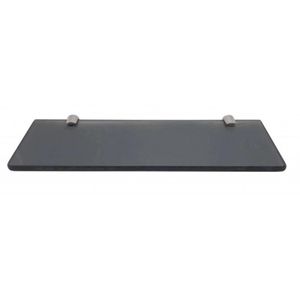 Prateleira Reta 40X12Cm Fumê Manu vidros