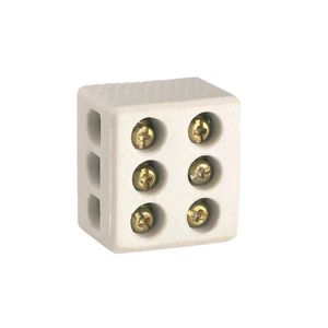 Conector Tripolar 1422-FP Porcelana Pial