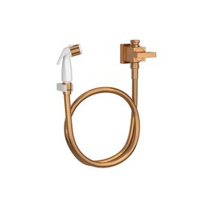 Ducha Higiênica com Registro e Derivação Gatilho Branco Dream Red Gold Deca
