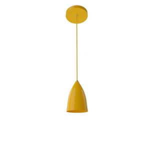 Pendente Luce 1XE27 Amarelo Brilhoso Orluce