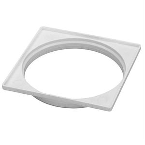 Porta Grelha 100Mm Quadrado Branco Tigre