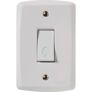 Pulsador Campainha 10A 250V Branco Lux Tramontina