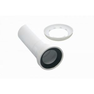 Bolsa para Bacia Tubo Dual com Saída Horizontal Branco Celite