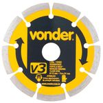 Disco Diamantado 105mm Segmentado Vonder