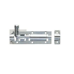 Ferrolho Redondo Zincado Azul 4" Metalvi
