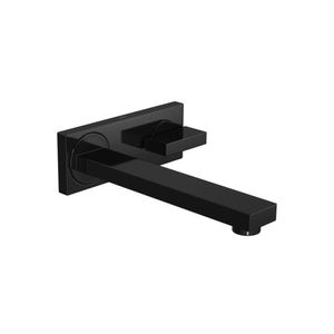 Torneira De Parede Para Lavatório Com Chapa Dream Black Matte Deca