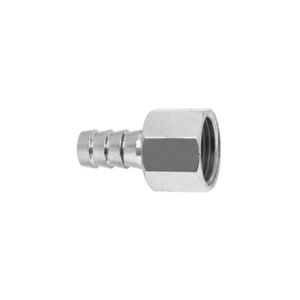 Adaptador Reto Niquelado Para Gás 180104-41 Blukit
