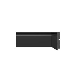 Rodapé 70 3457 Preto 240X10X1,6 Santa Luzia