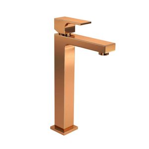 Torneira De Mesa Para Lavatório Bica Alta Unic Red Gold Deca