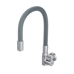 Torneira De Parede Para Cozinha Hydramotion Flexível Cinza Hydra
