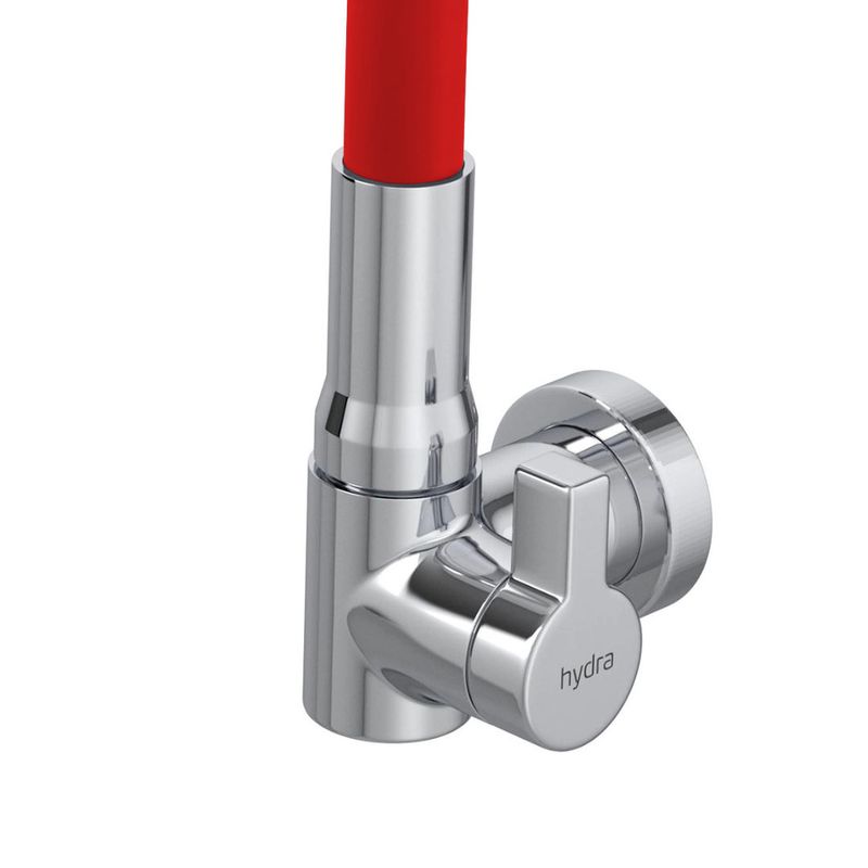 Torneira-1168-de-Parede-para-Cozinha-Hydramotion-Flex-Vermelha-Hydra