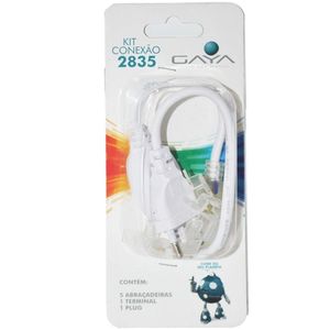 Kit Conexão 4,8W Branco Gaya