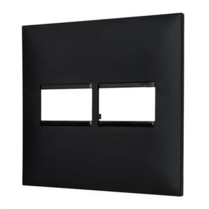 Placa 1P + 1P Preto Plus Pial