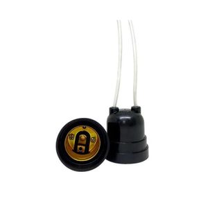 Soquete Rabicho Preto E27 4a 250v Decorlux