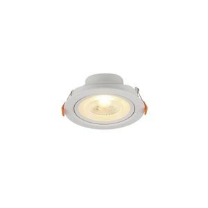 Spot Led 8W de Embutir Redondo 3000K Amarela Blumenau