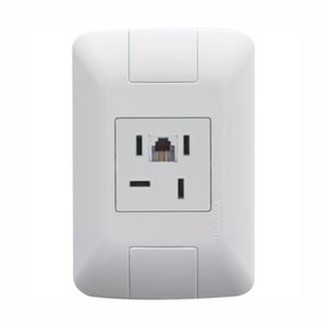 Tomada para Telefone RJ11 Branco Aria Tramontina