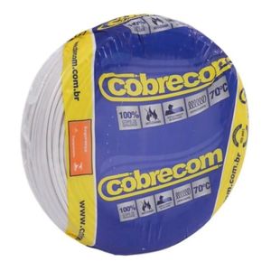 Cabo 1,5mm Paralelo Branco 500m Cobrecom