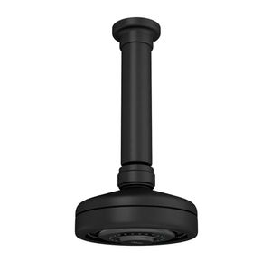 Chuveiro com Tubo de Teto Acqua Plus Black Matte Deca