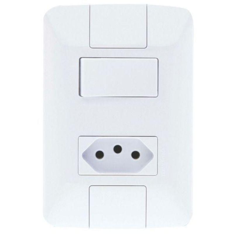 CONJ-INT-S-TOM-2P-T-10A-250V-BRANCO-ARIA-UN0001UN