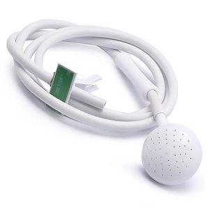 Kit Ducha Manual Hand Shower Branca Com Mangueira Hydra Corona