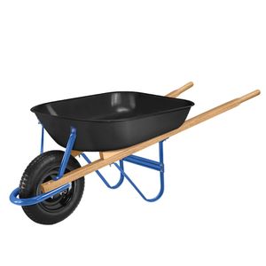 Carrinho de Mão com Caçamba Plástica Preta 50L Tramontina