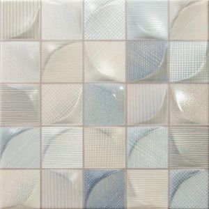Revestimento 25x25cm 3D Tissu Light Calacatta Dune