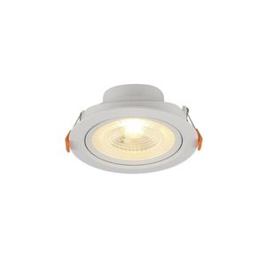 Spot Led 3W de Embutir Redondo 3000K Amarelo Blumenau
