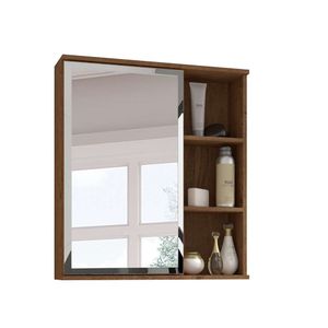 Armário Treviso 63x55cm Amêndoa Com Espelho Mgm