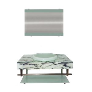 Kit  Gabinete 80X53cm Saturno Branco Pettra