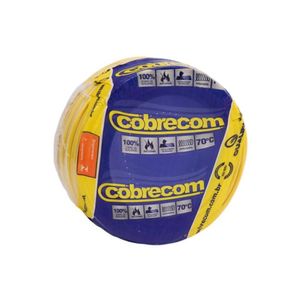 Cabo 1.5mm Flexicom Amarelo 1 Metro Cobrecom