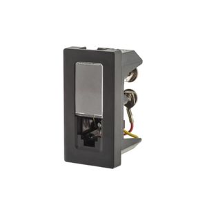 Módulo Tomada Rj11 4 Fios Preto Plus + Pial